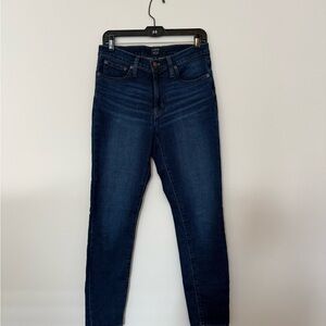 J. Crew Women’s Blue Skinny Jeans Classic High-Rise Skinny Style Size 28